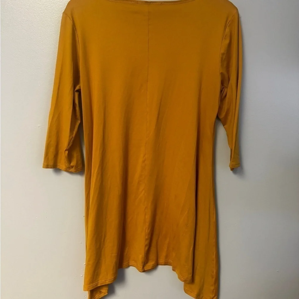 0424-34 Mustard Swing Dress